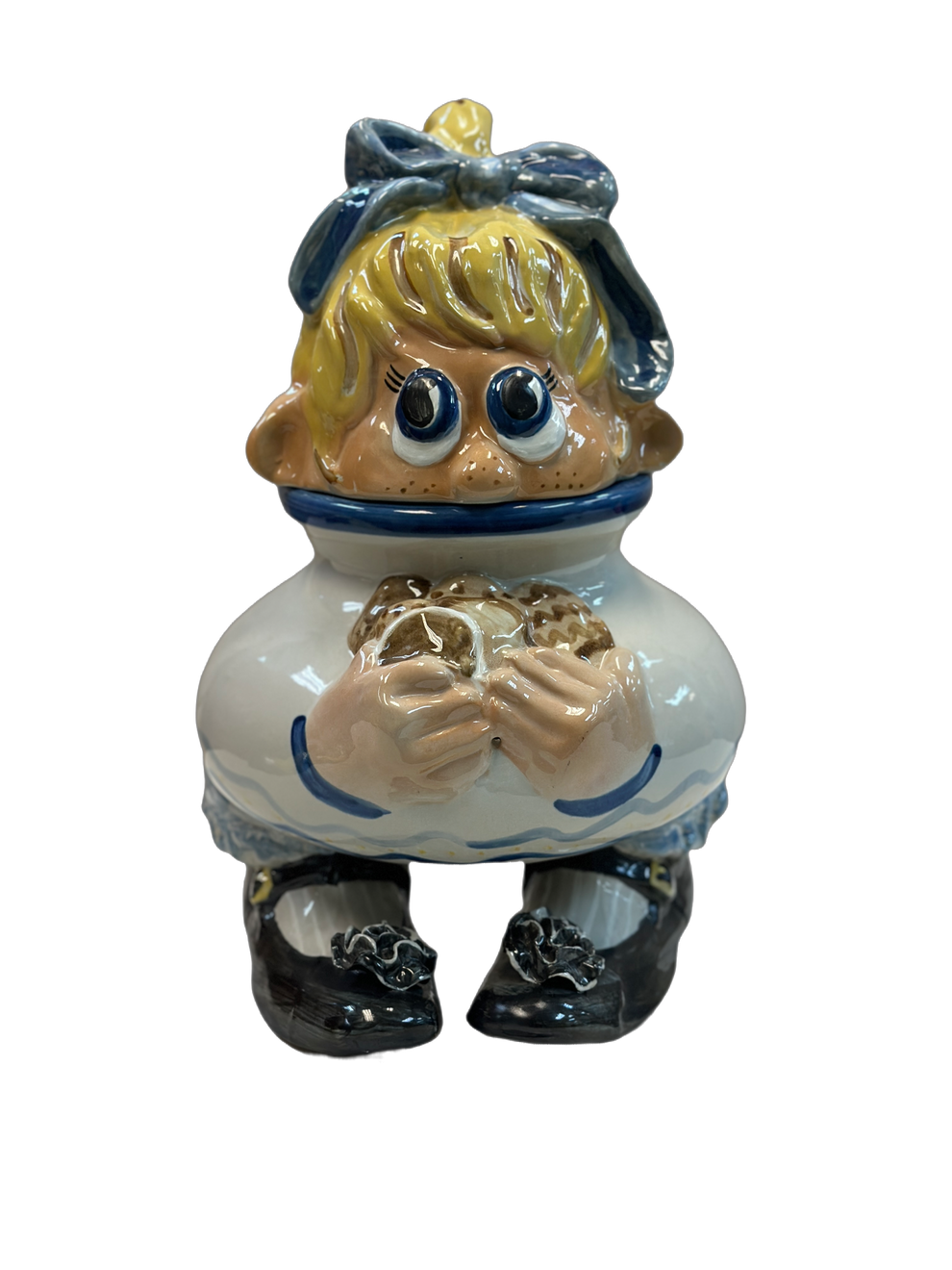 Thrift shop Precious Peepers Little Girl Cookie Jar CIHS online